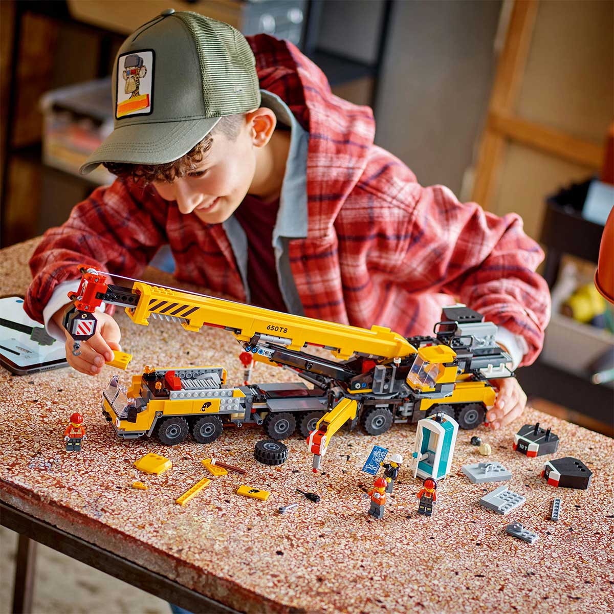 LEGO City 60409 gru da cantiere mobile gialla