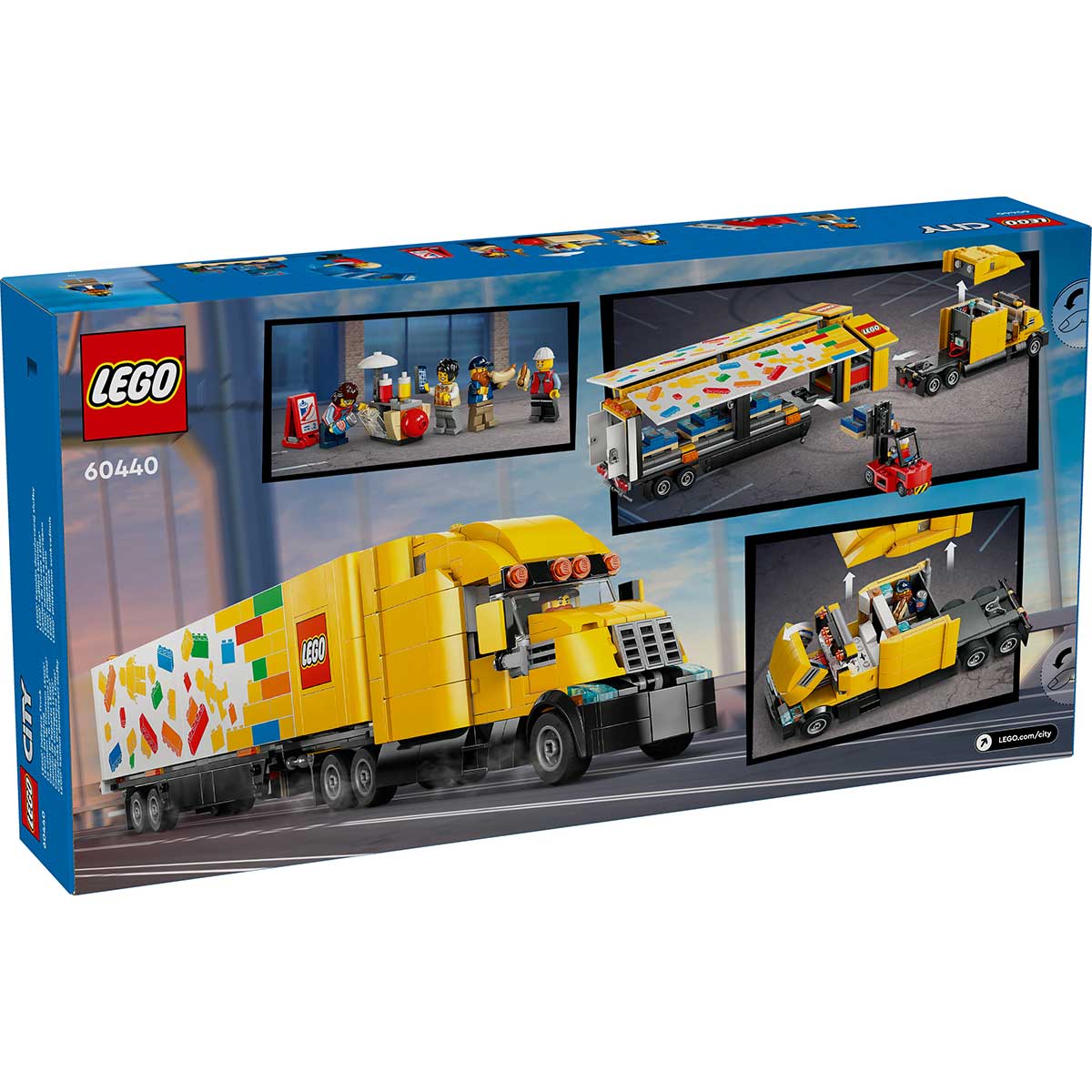 LEGO City 60440 camion per le consegne giallo