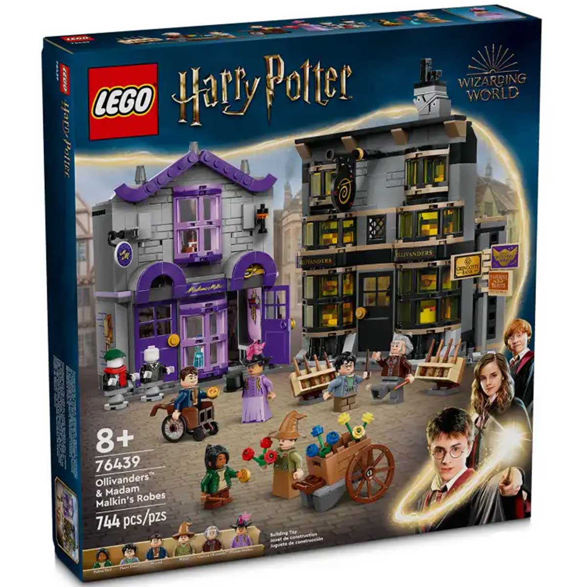 LEGO Harry Potter 76439 olivander e madama mcclan: abiti per tutte le occasioni
