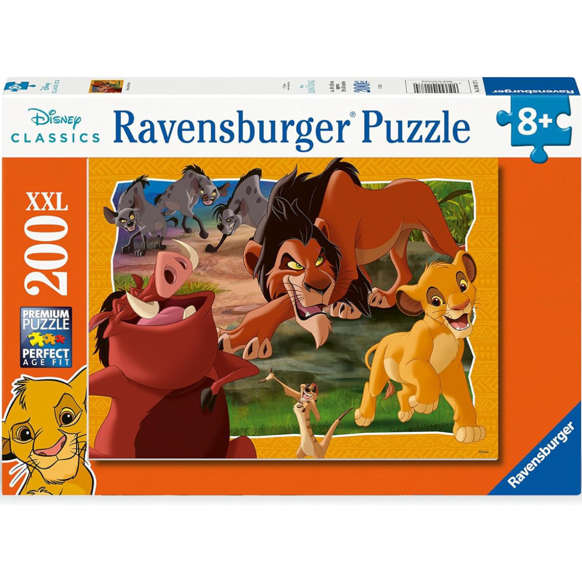 il re leone - puzzle 200 pezzi xxl