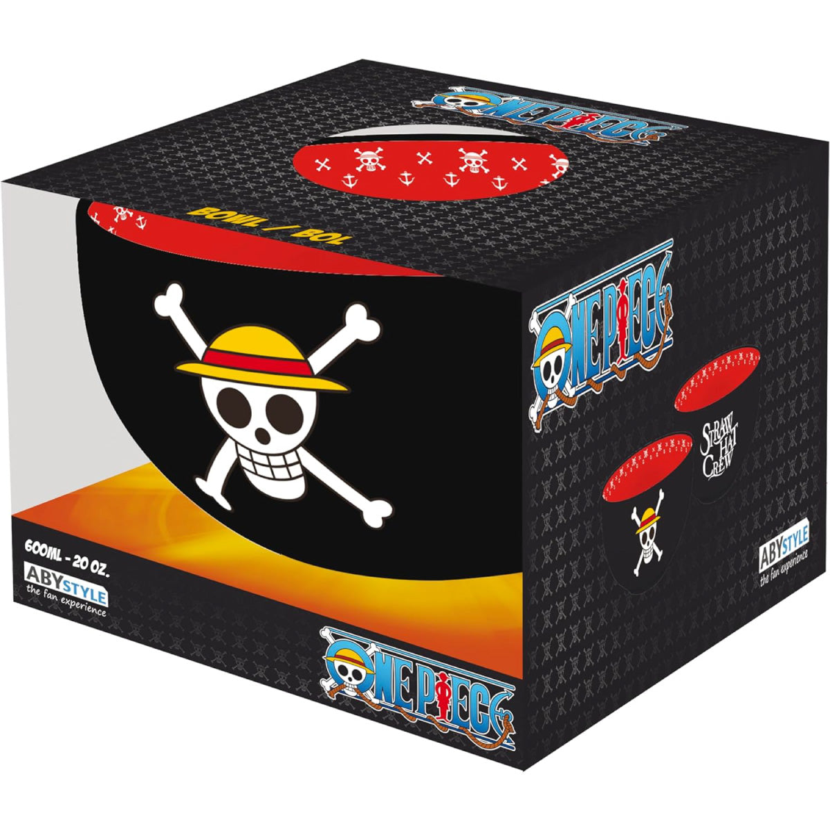 one piece - ciotola in ceramica - skull