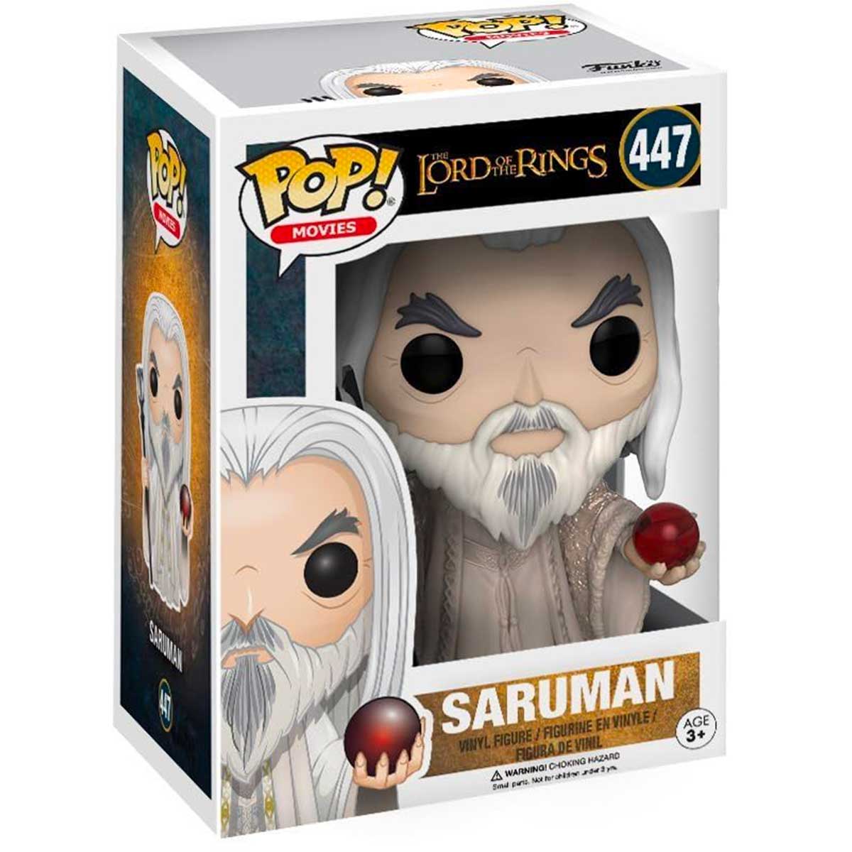 the lord of the rings - saruman 9cm - funko pop! 447