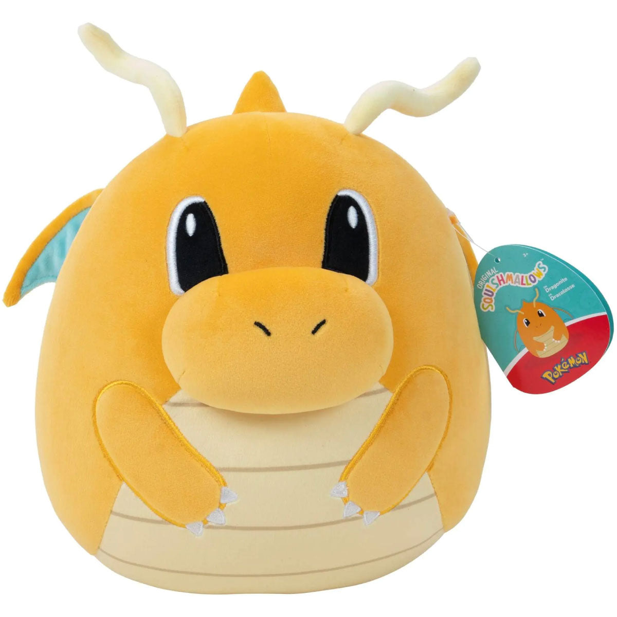 squishmallows - pokemon dragonite - peluche 30cm