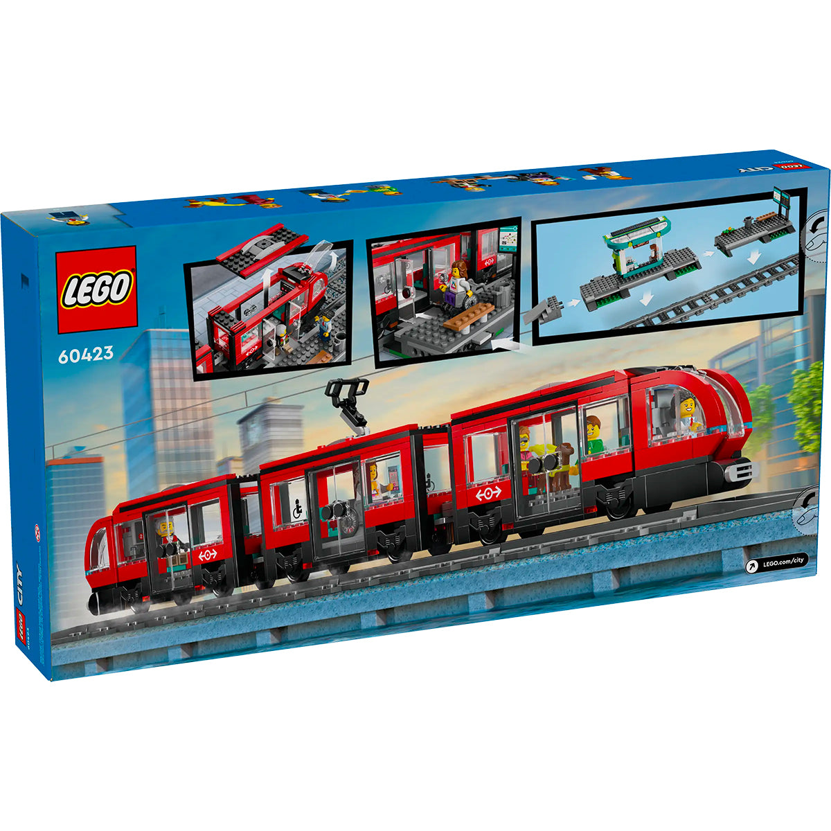 LEGO City 60423 tram e fermata del tram