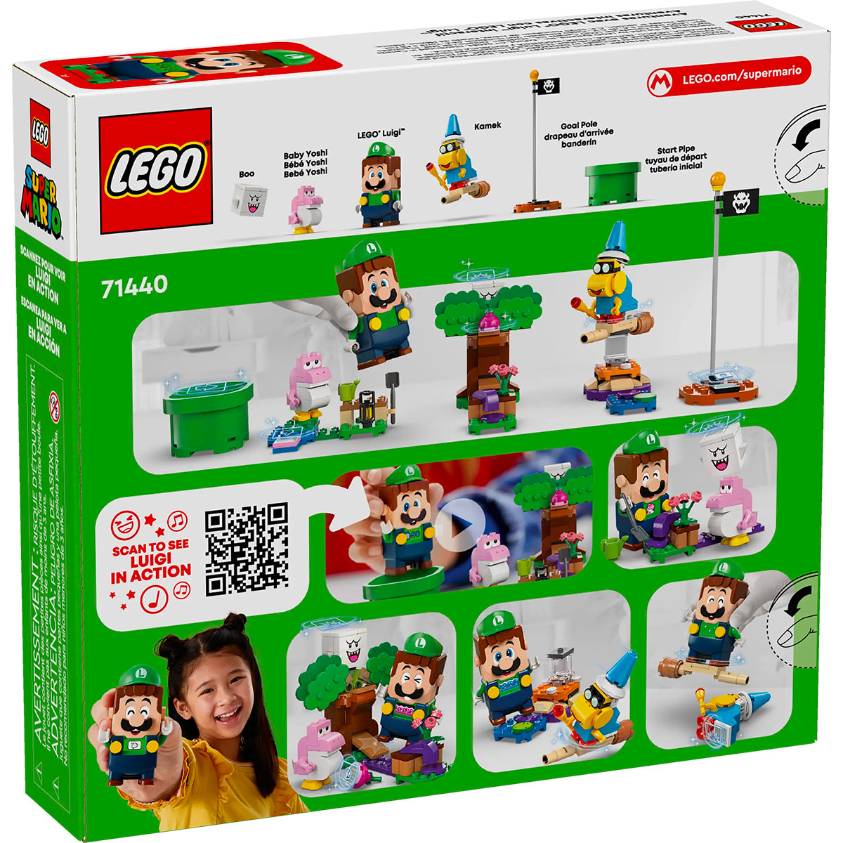 LEGO Super Mario 71440 avventure di lego luigi interattivo