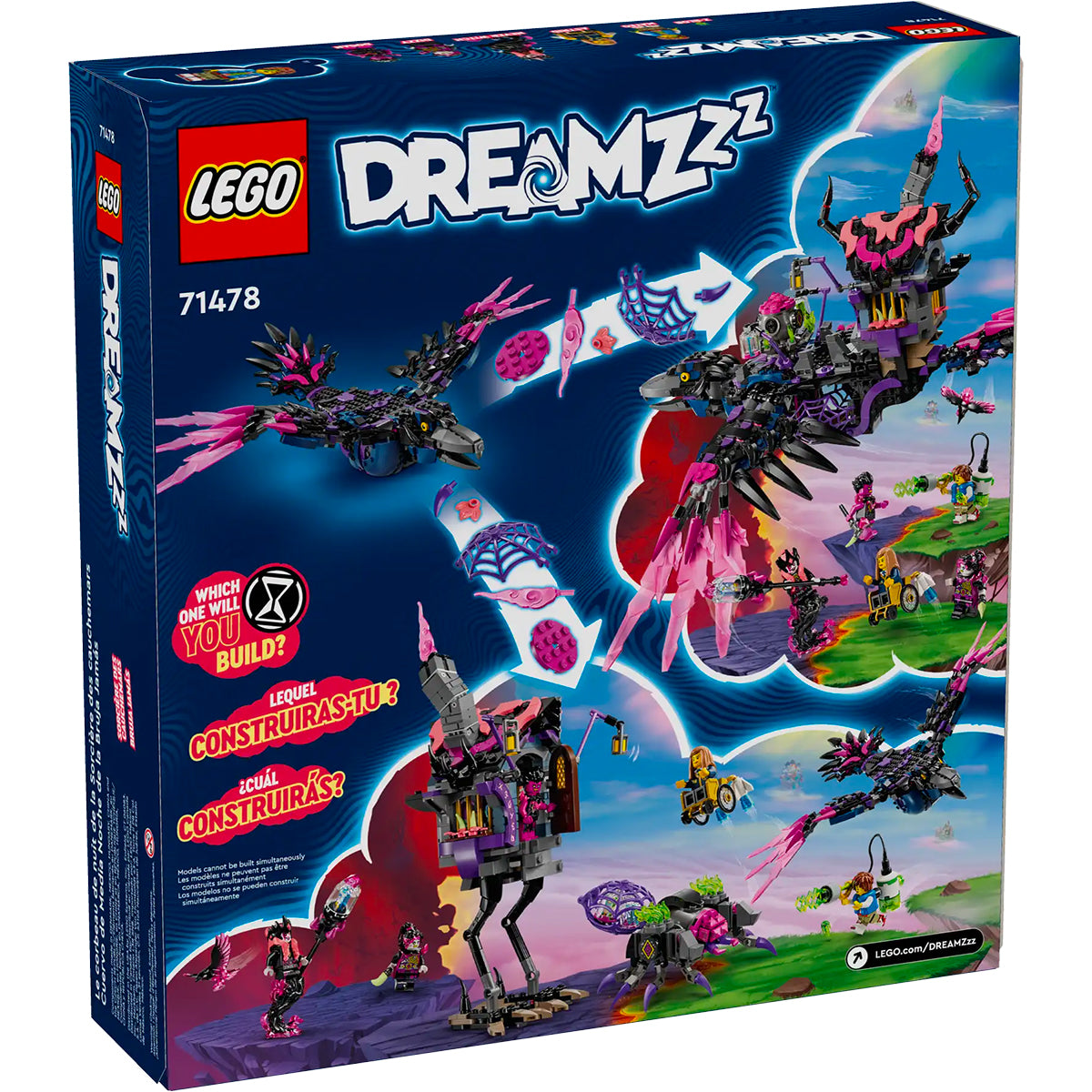 LEGO Dreamzzz 71478 il corvo di mezzanotte della mai-strega