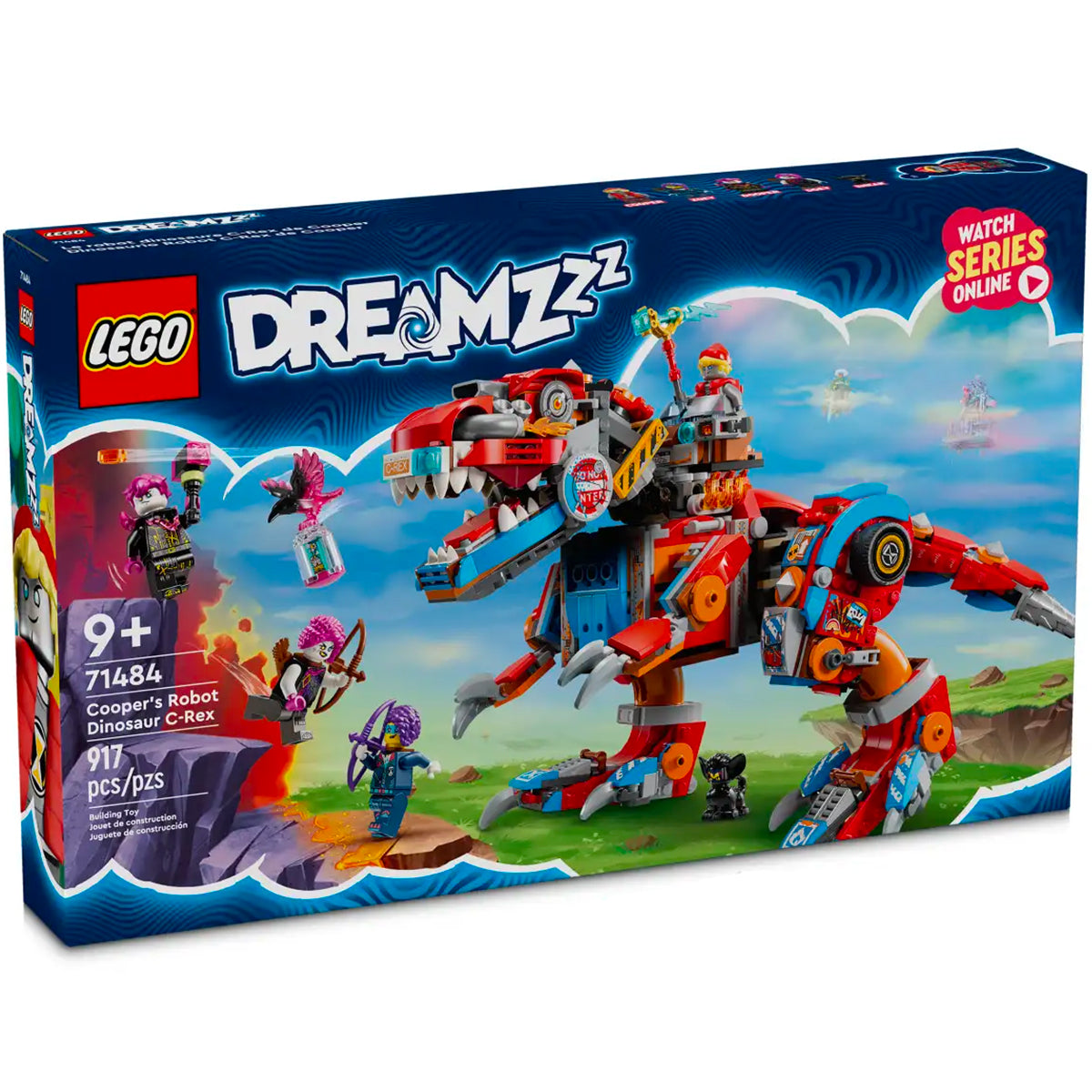 LEGO Dreamzzz 71484 dinosauro robot c-rex di cooper