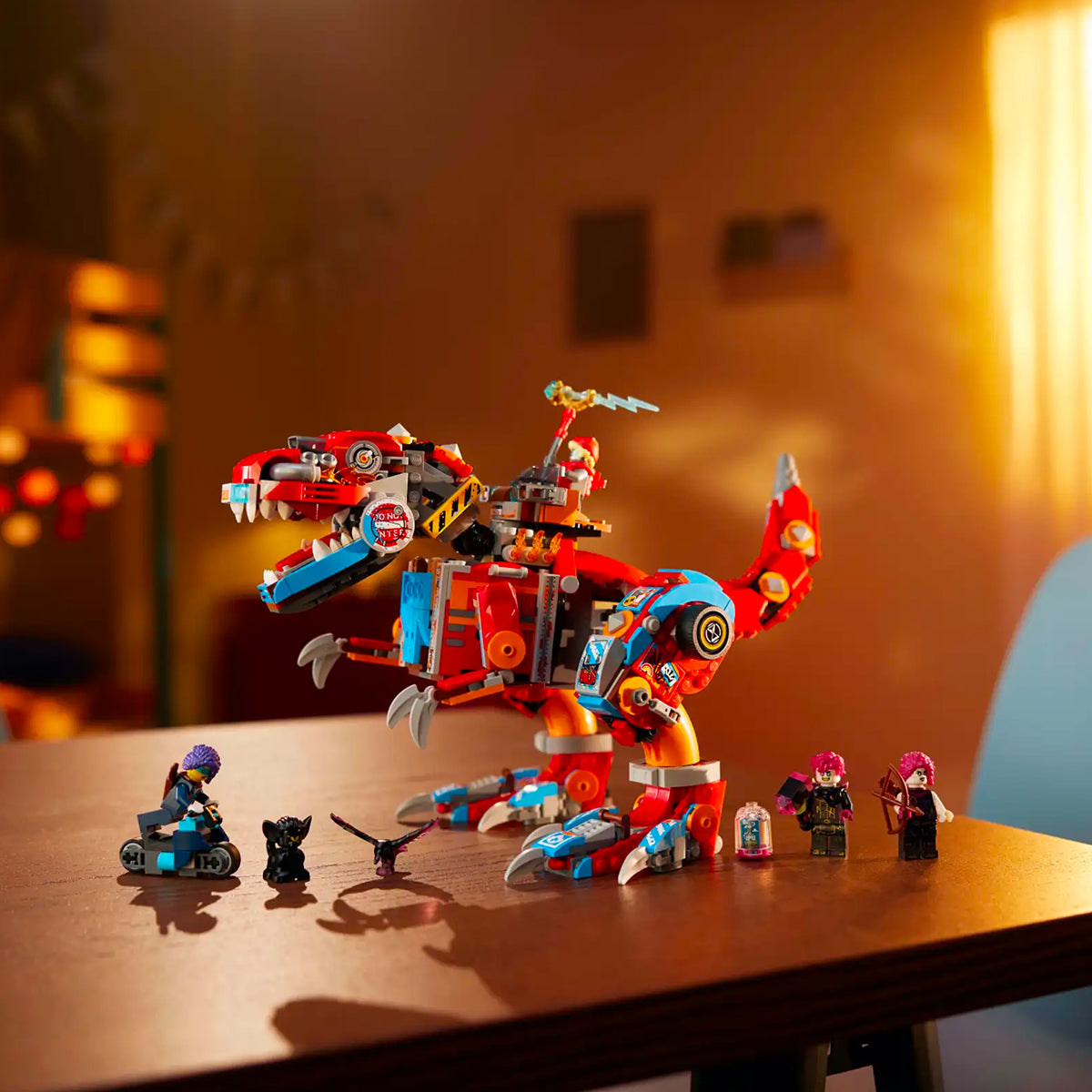 LEGO Dreamzzz 71484 dinosauro robot c-rex di cooper