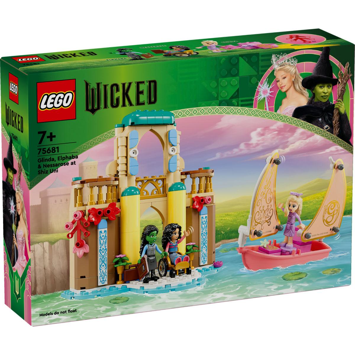 LEGO Wicked 75681 glinda, elphaba e nessarose all’università di shiz