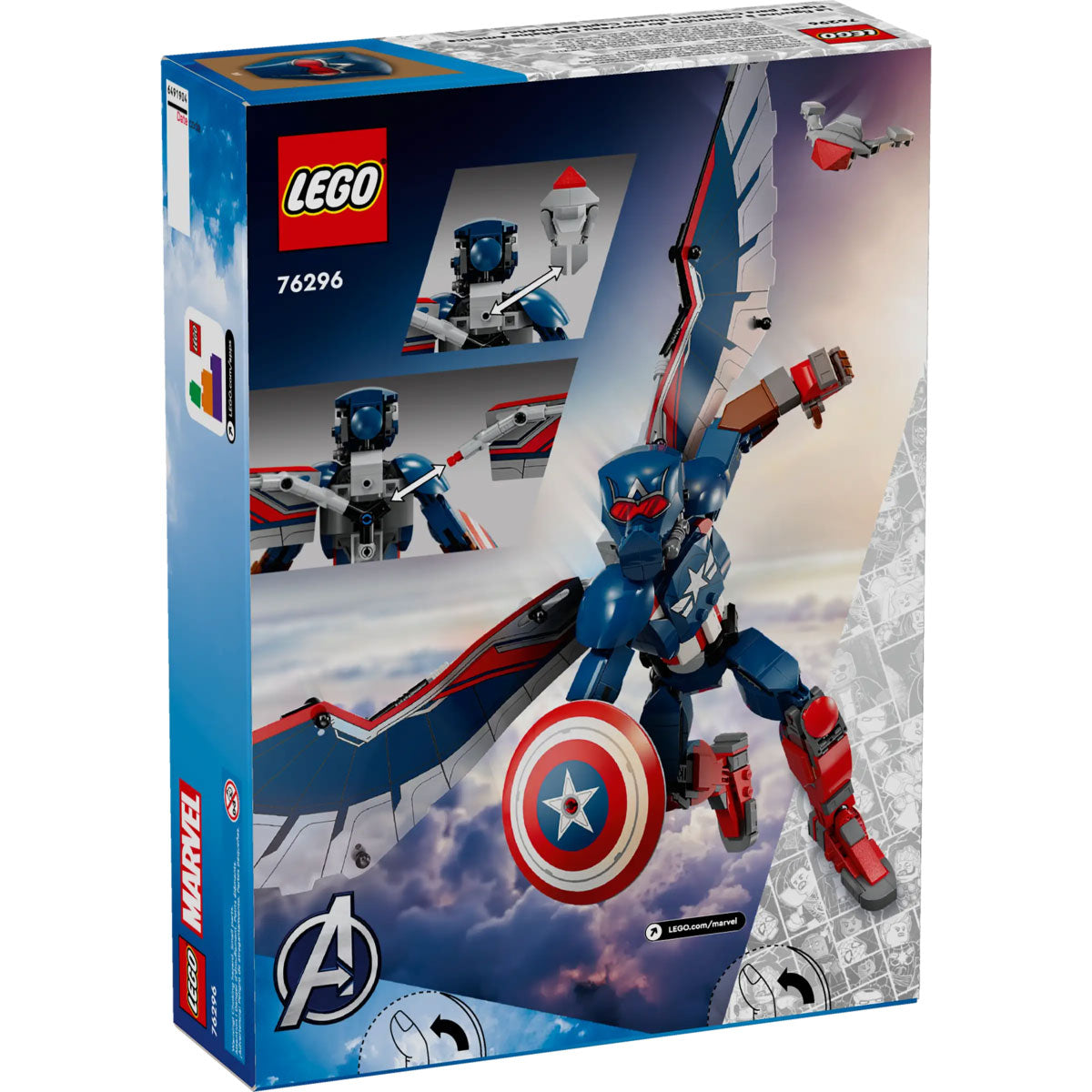 LEGO Super Heroes 76296 falcon captain america