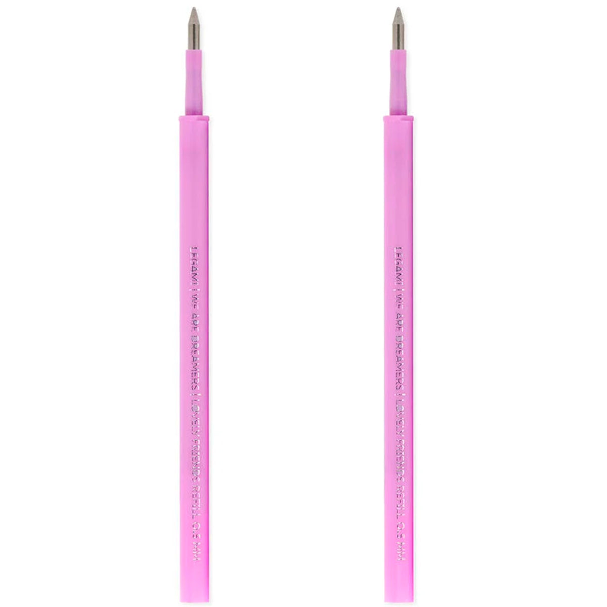 set di 2 refill per penna gel - lovely friends - purple