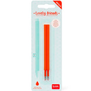 set di 2 refill per penna gel - lovely friends - orange