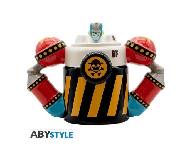 one piece - tazza 3d 350ml - franky shogun