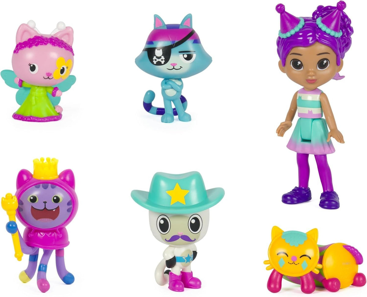 gabby's dollhouse - set deluxe con personaggi - versione celebration