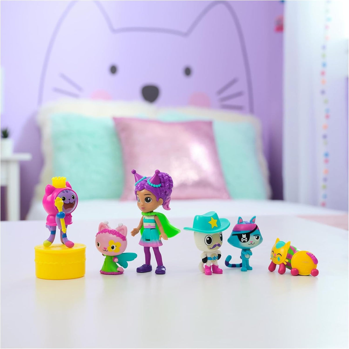 gabby's dollhouse - set deluxe con personaggi - versione celebration