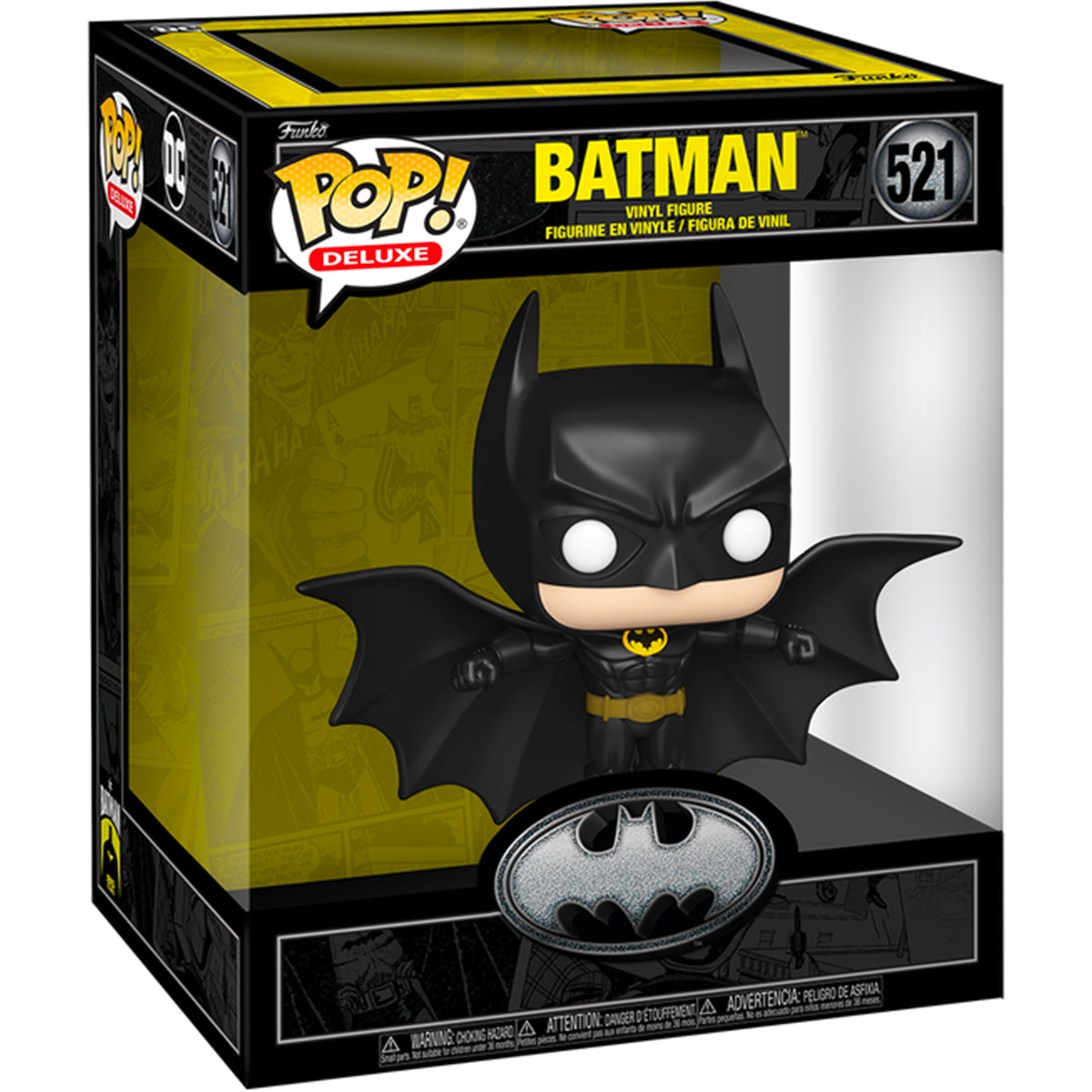 batman 85th anniversary - batman (soaring) (1989) 9cm - funko pop! 521