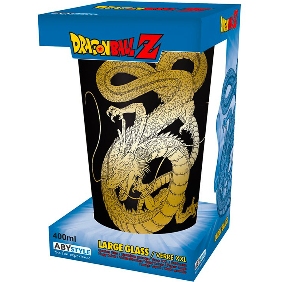 dragon ball - bicchiere large glass 400ml - shenron