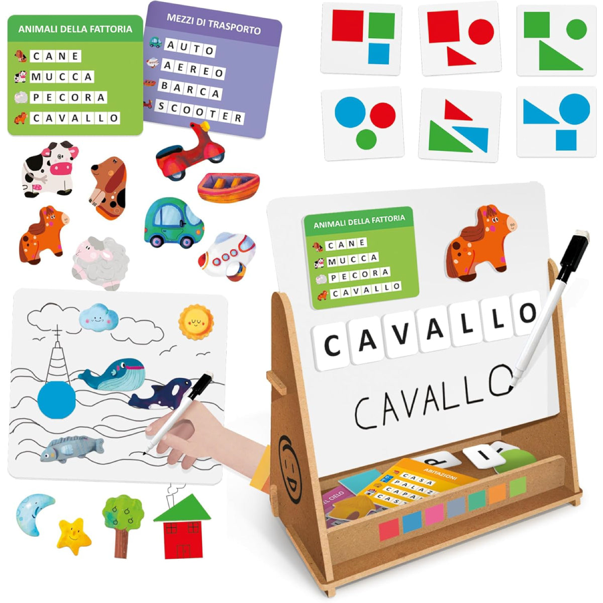 lavagna didattica montessori