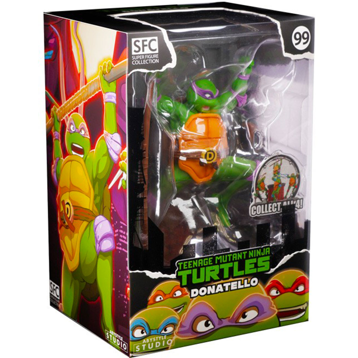 tartarughe ninja - donatello - statua 21cm