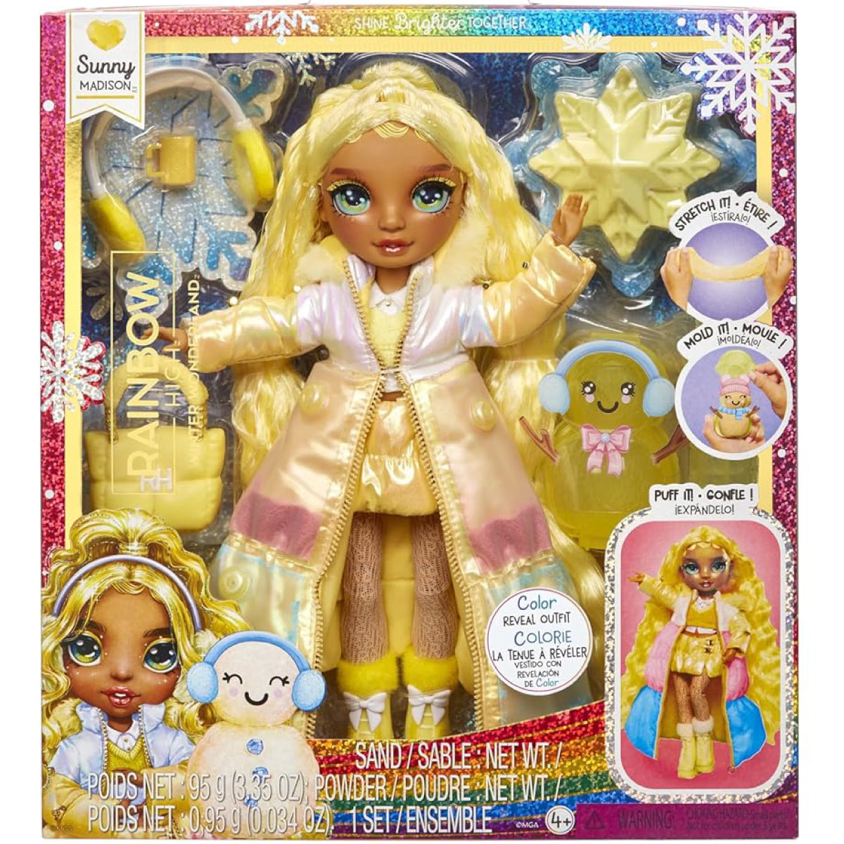 rainbow high - winter wonderland serie 2 - fashion doll 28cm - un modello assortito