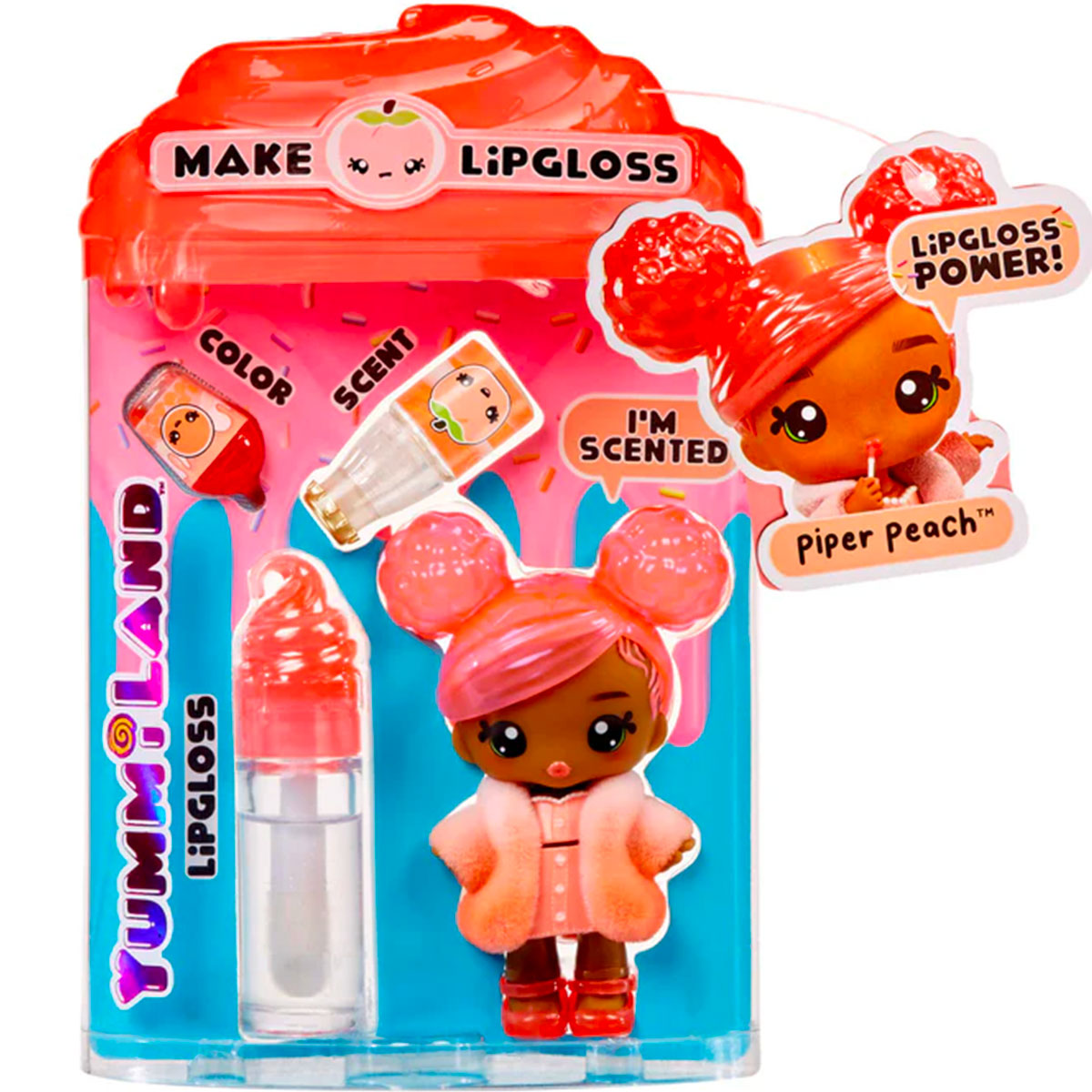 yummiland - lipgloss doll - un modello assortito