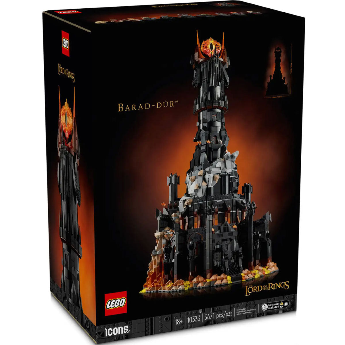 LEGO Ideas 10333 il signore degli anelli: barad-dûr