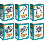 rompicapo metal puzzle 25cm - modello assortito