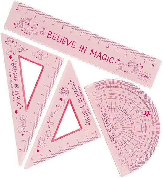 set di geometria - you rule! - unicorno