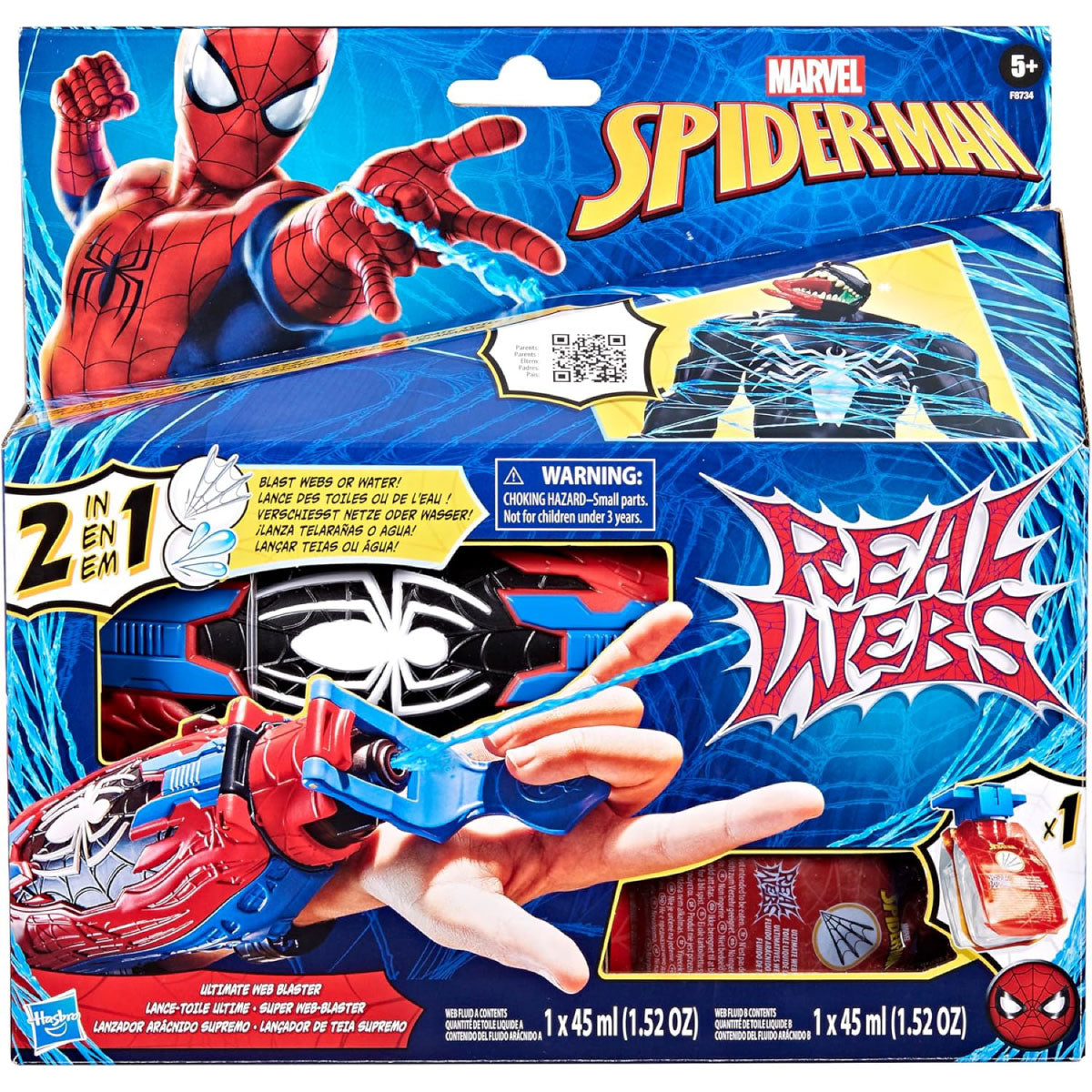 spider-man real webs ultimate blaster