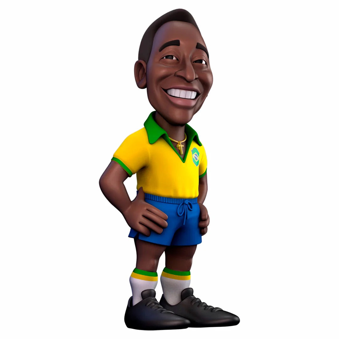 pelè - brasile - football legends 110a - minix collectible figurines 12cm