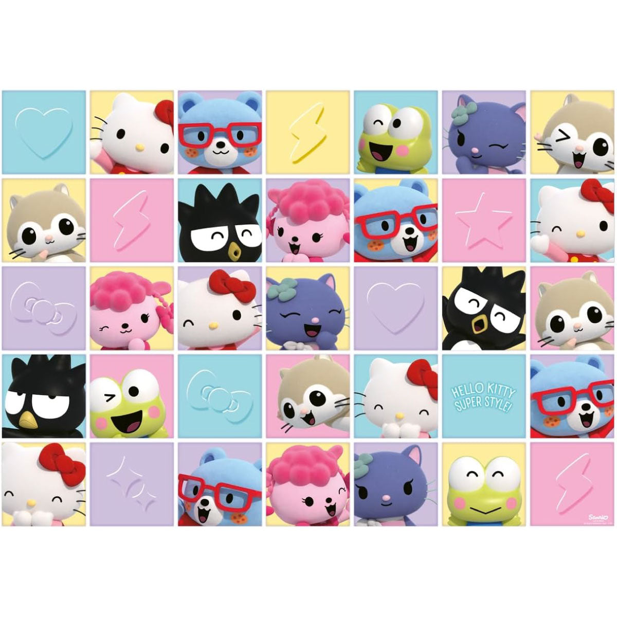 hello kitty selfie divertenti - puzzle gigante 60 pezzi pavimento