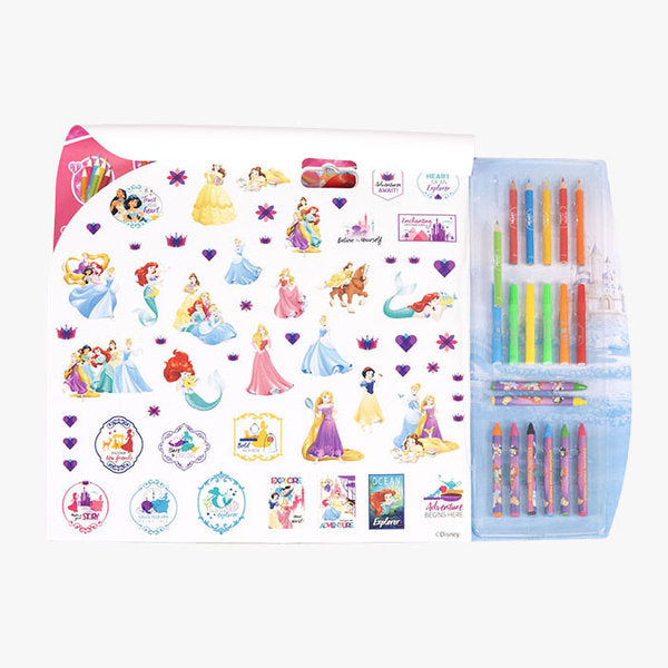 disney princess - 5 in 1 set da colorare