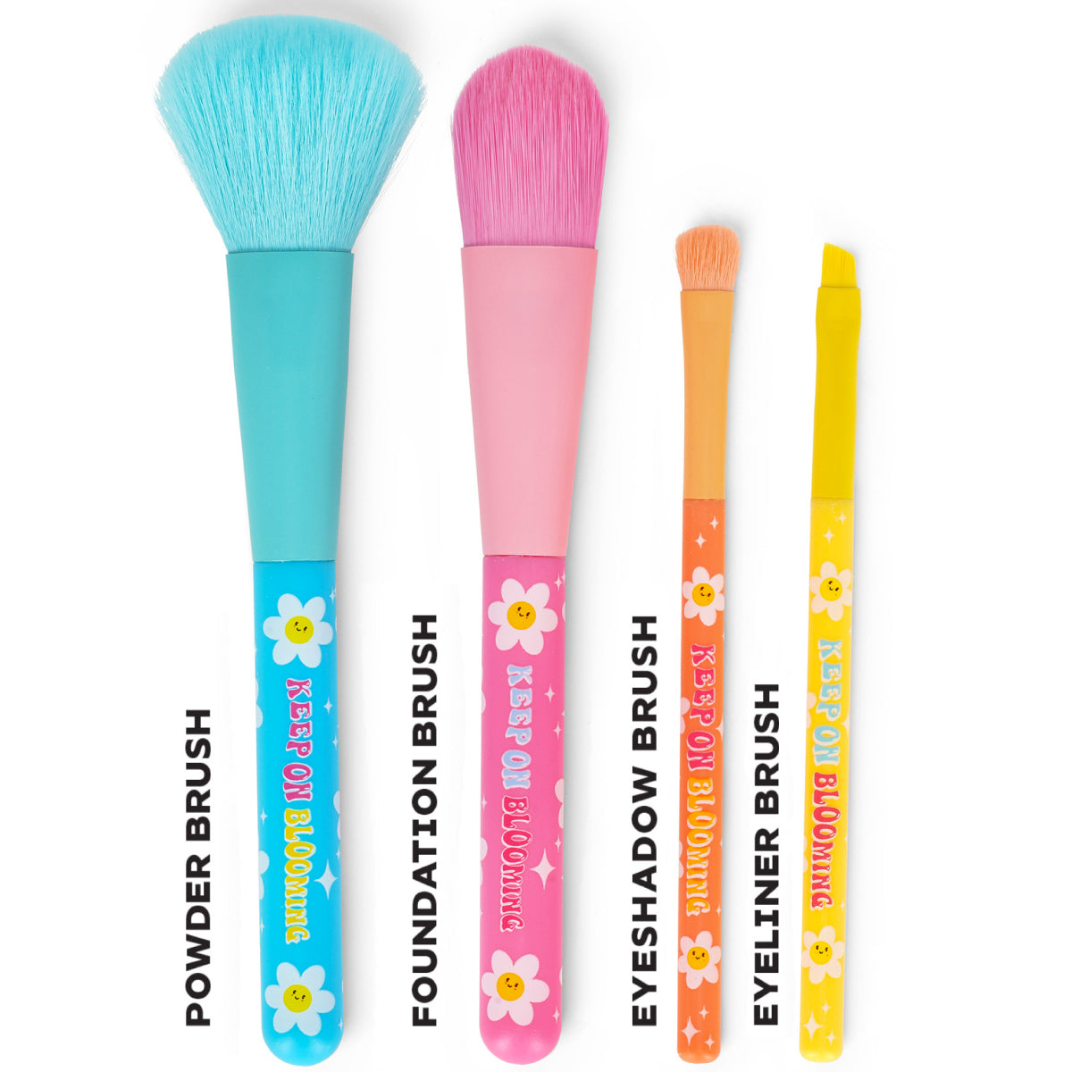 set di 4 pennelli per il trucco - oh my glow! - daisy