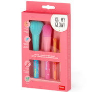 set di 4 pennelli per il trucco - oh my glow! - daisy