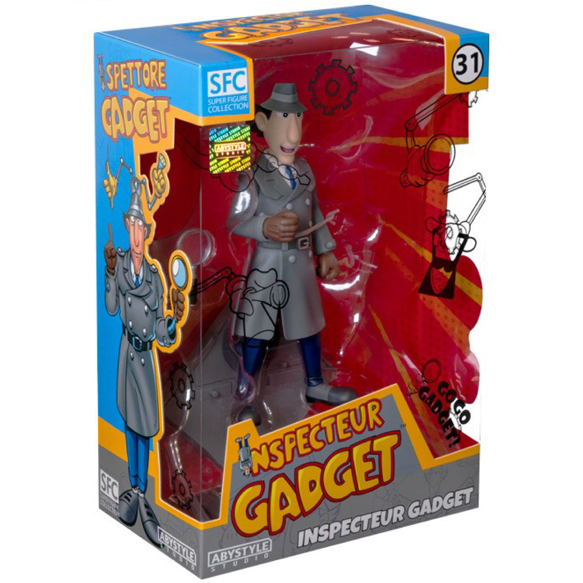 inspector gadget - inspector gadget - statua 17cm