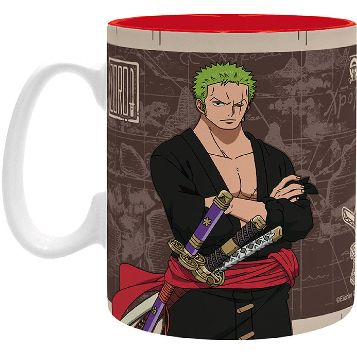 one piece - tazza 460ml - zoro wanted