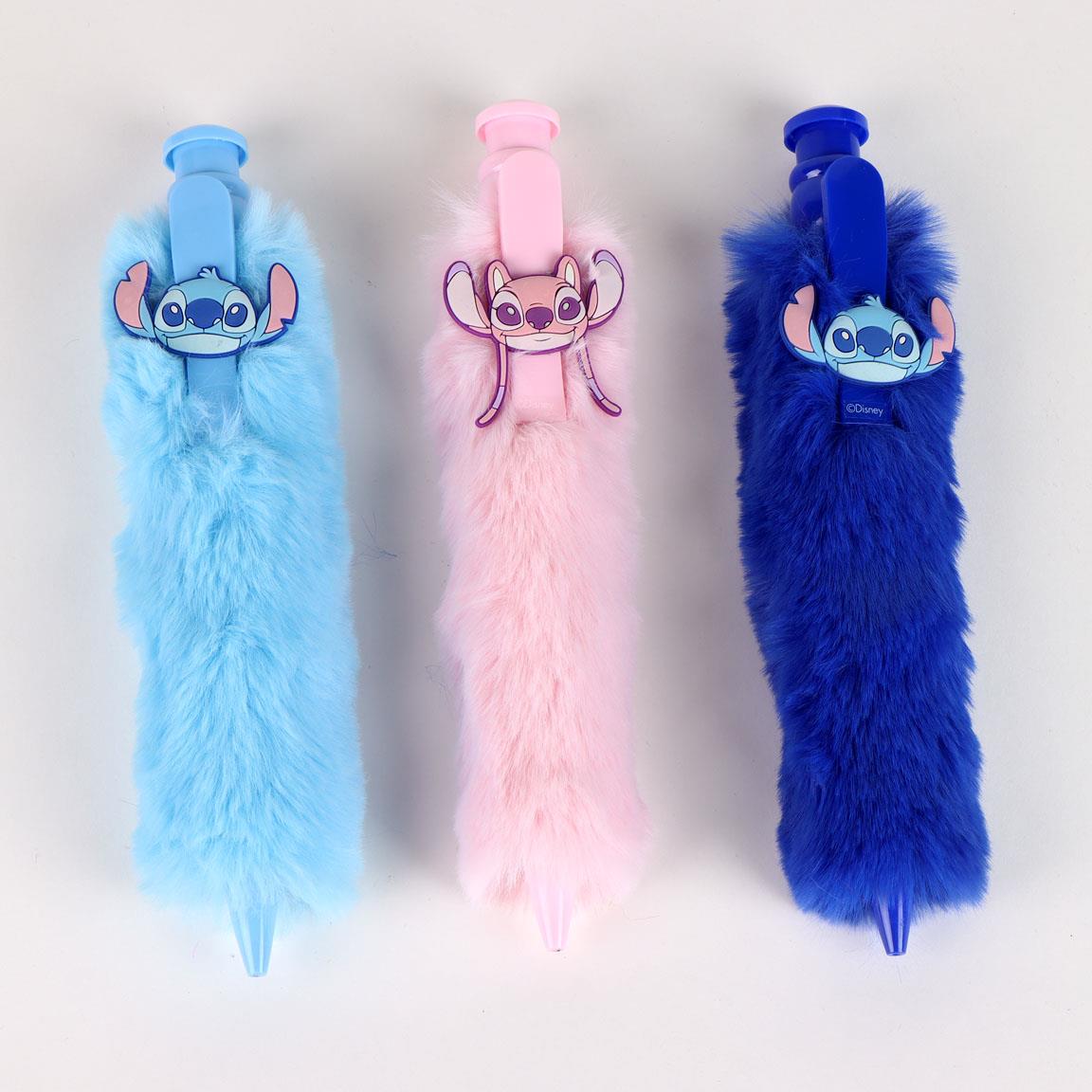 penna peluche - stitch & angel - modello assortito