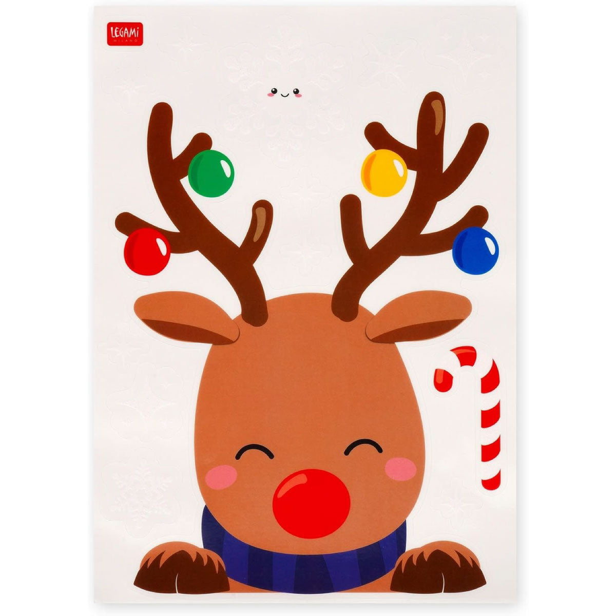 set 35 adesivi elettrostatici per finestra - windo-wow - christmas