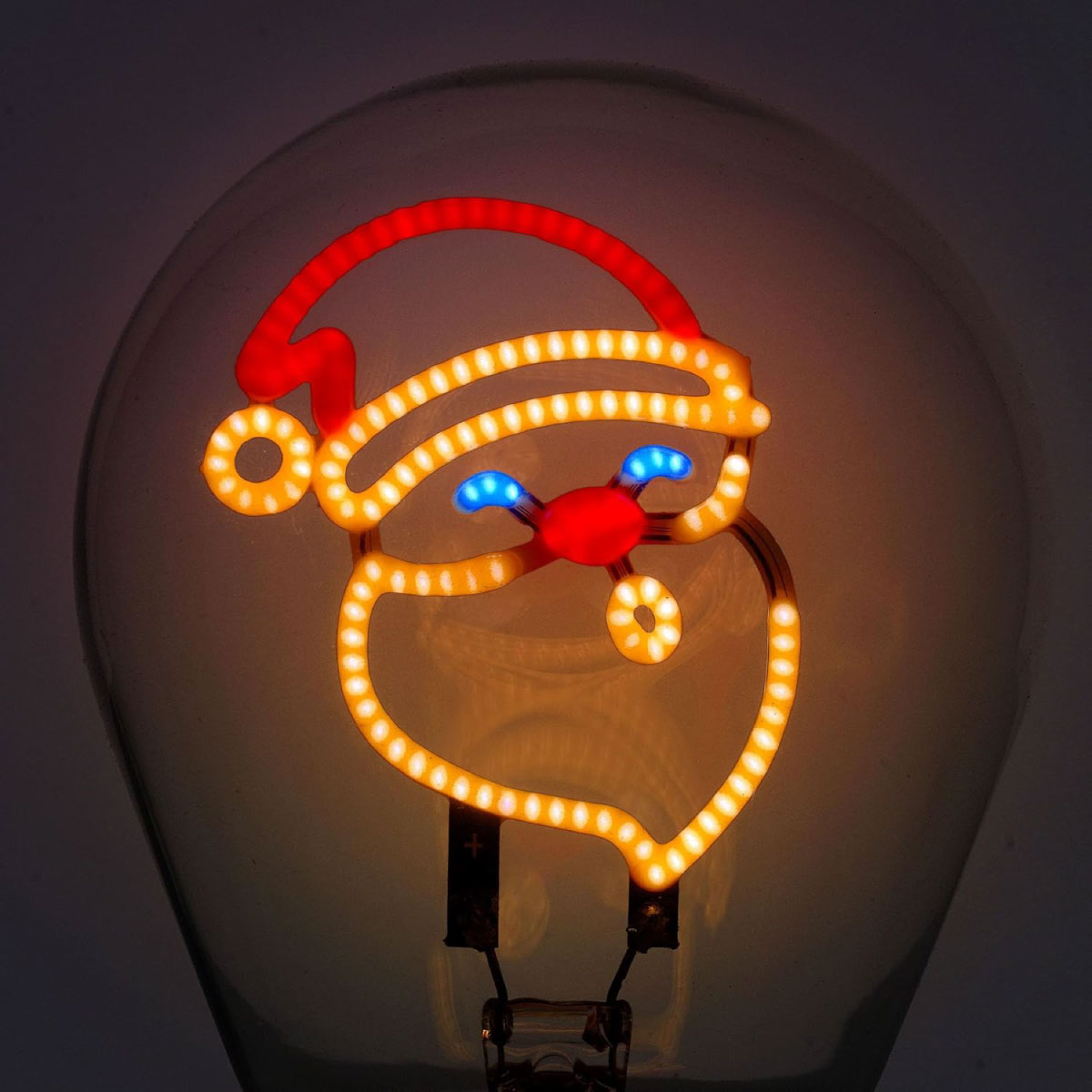 lampada da tavolo - bulb fiction - santa claus