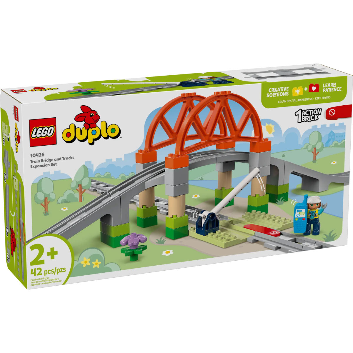 LEGO Duplo 10426 pack di espansione ponte e binari ferroviari