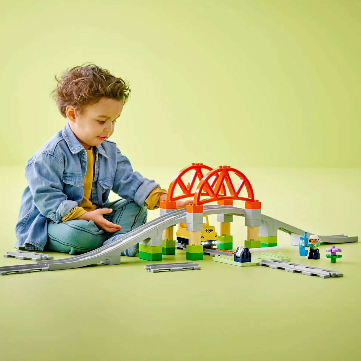 LEGO Duplo 10426 pack di espansione ponte e binari ferroviari