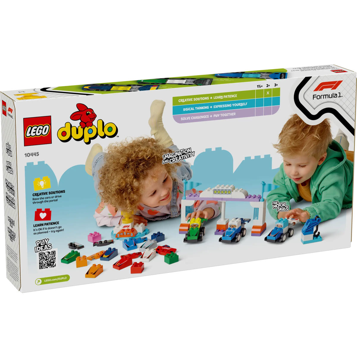 LEGO Duplo 10445 auto da corsa e piloti team f!