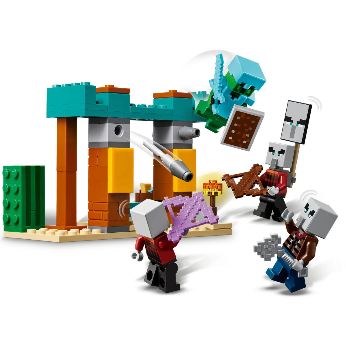 LEGO Minecraft 21267 pattuglia nel deserto della bestia