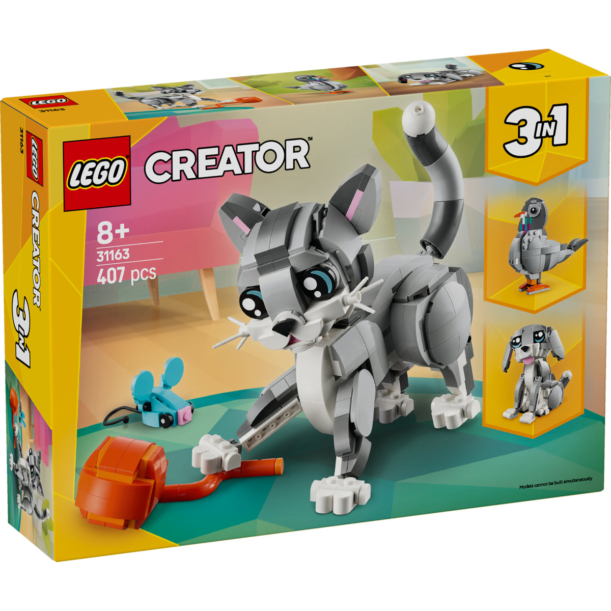 LEGO Creator 31163 gatto giocoso