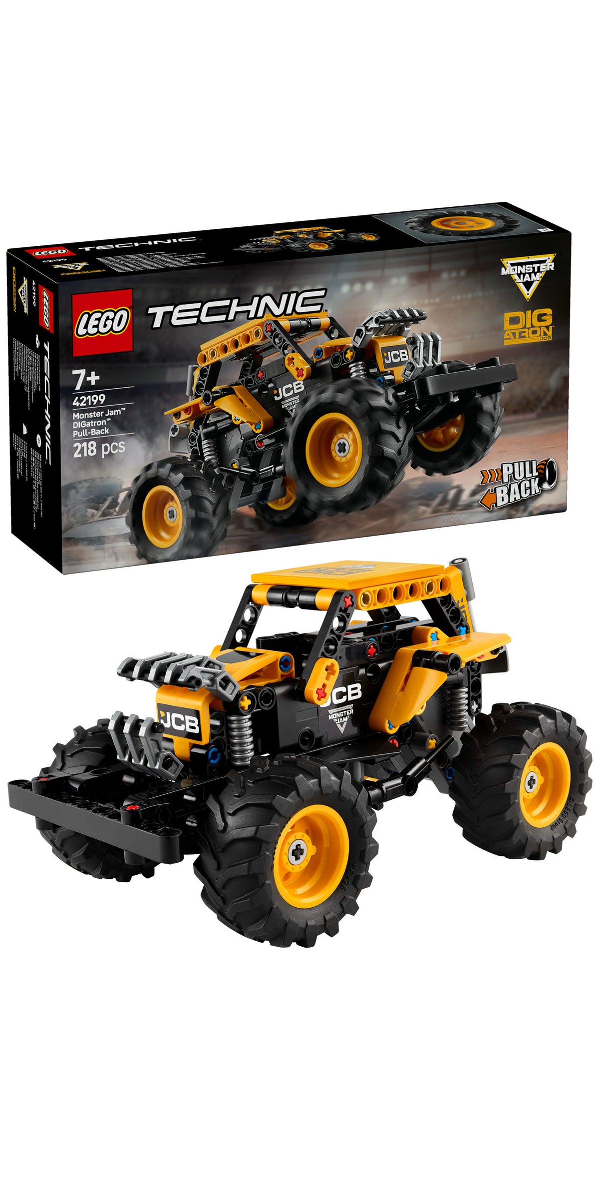LEGO Technic 42199 pull-back monster jam digatron