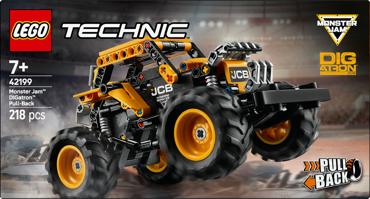 LEGO Technic 42199 pull-back monster jam digatron