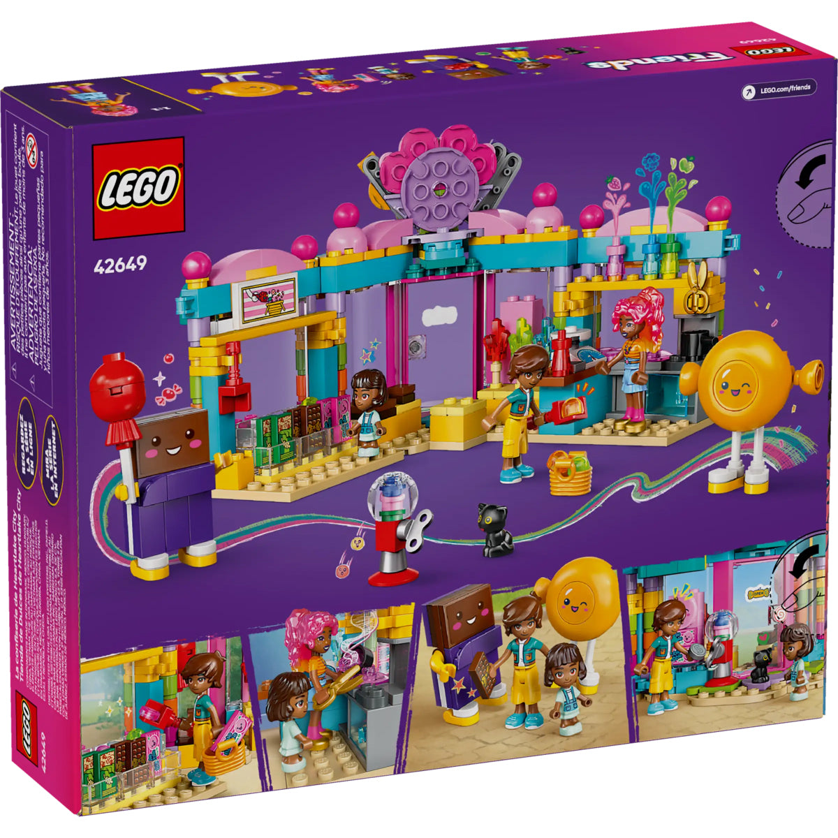 LEGO Friends 42649 negozio di dolciumi di heartlake city