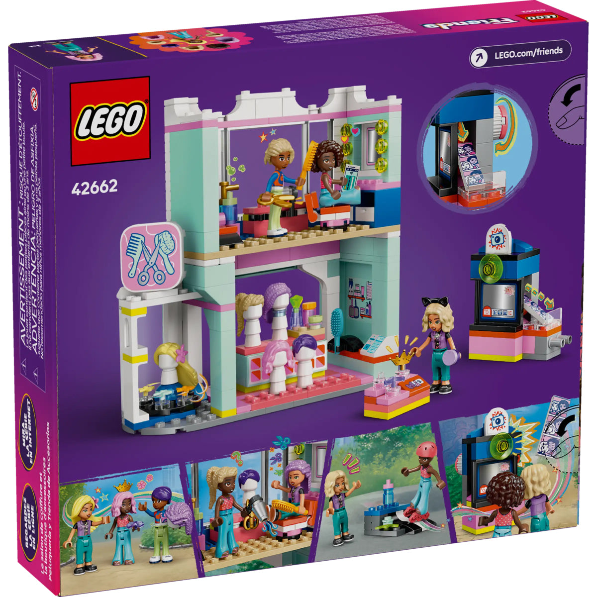 LEGO Friends 42662 parrucchiere e negozio di accessori