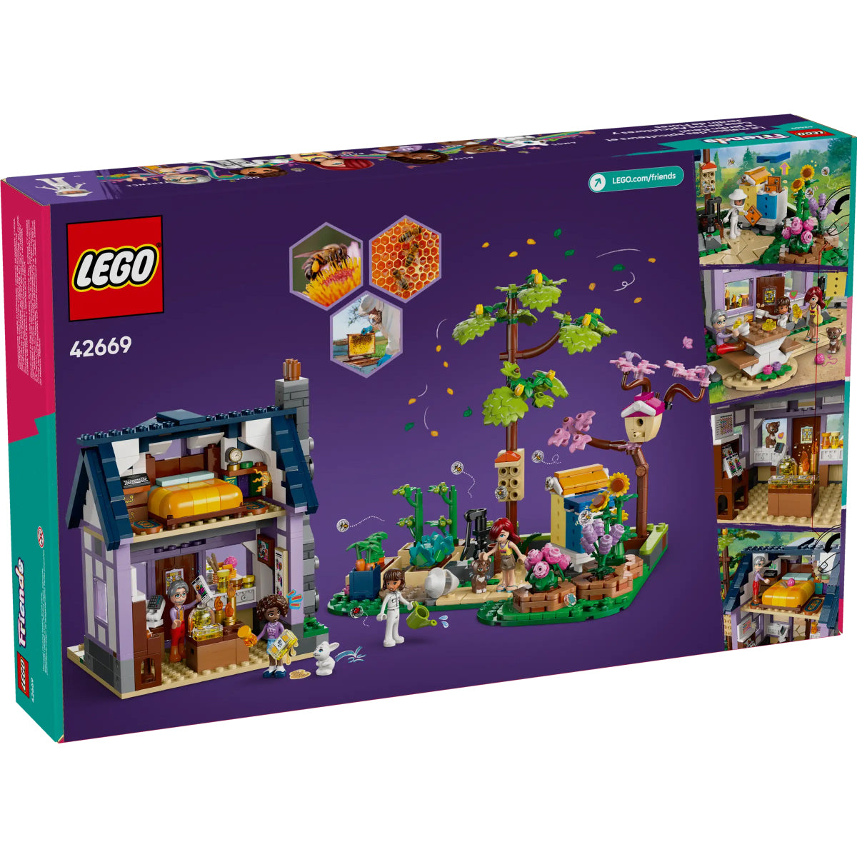 LEGO Friends 42669 casa degli apicoltori e giardino fiorito
