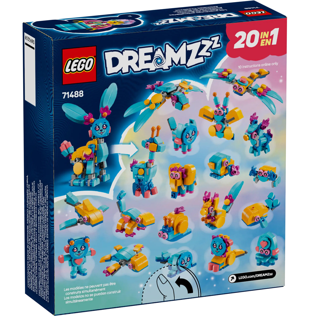 LEGO Dreamzzz 71488 avventure animali creative di bunchu